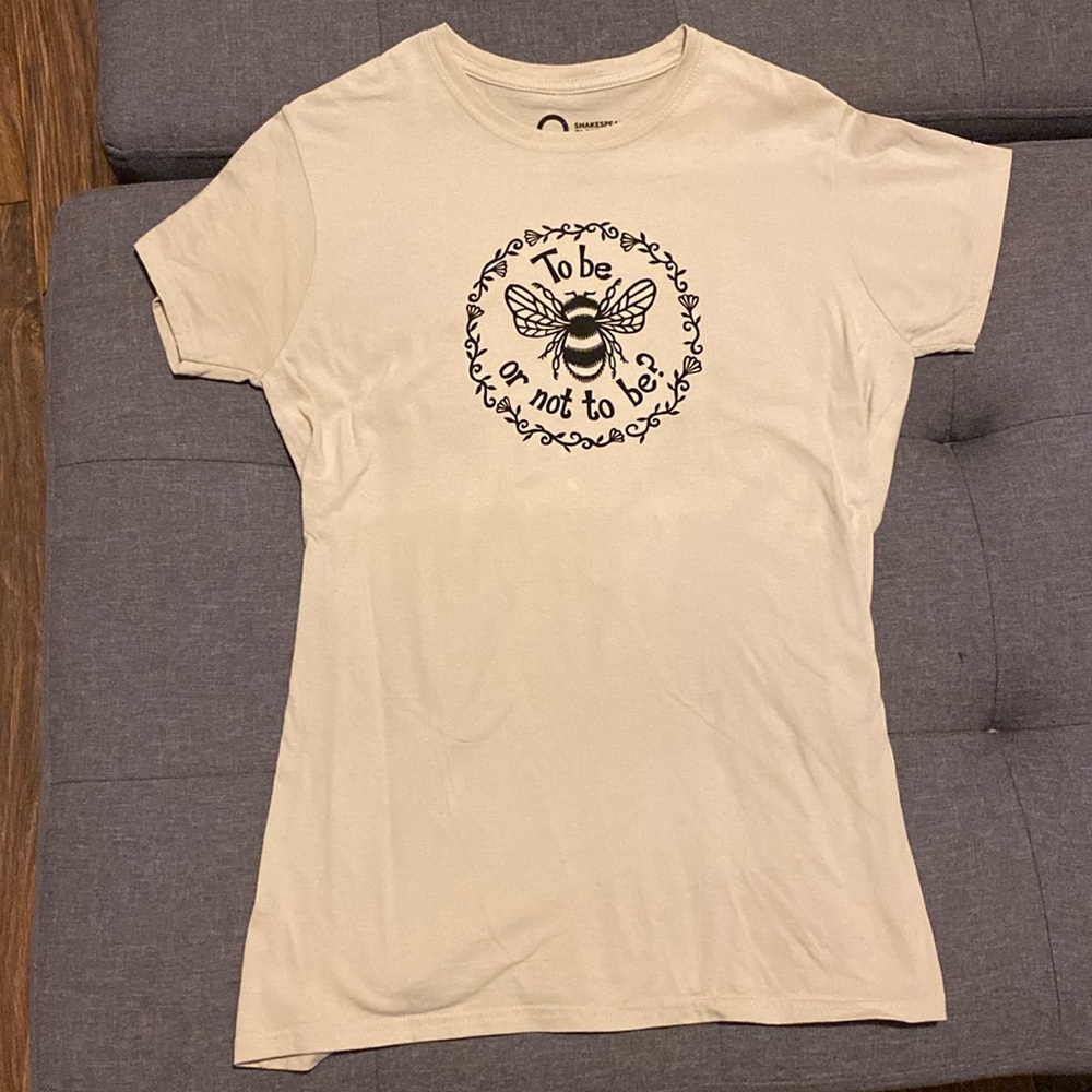 Shakespeare’s Globe Graphic Tee Short Sleeve T-Shirt Women’s Large London UK